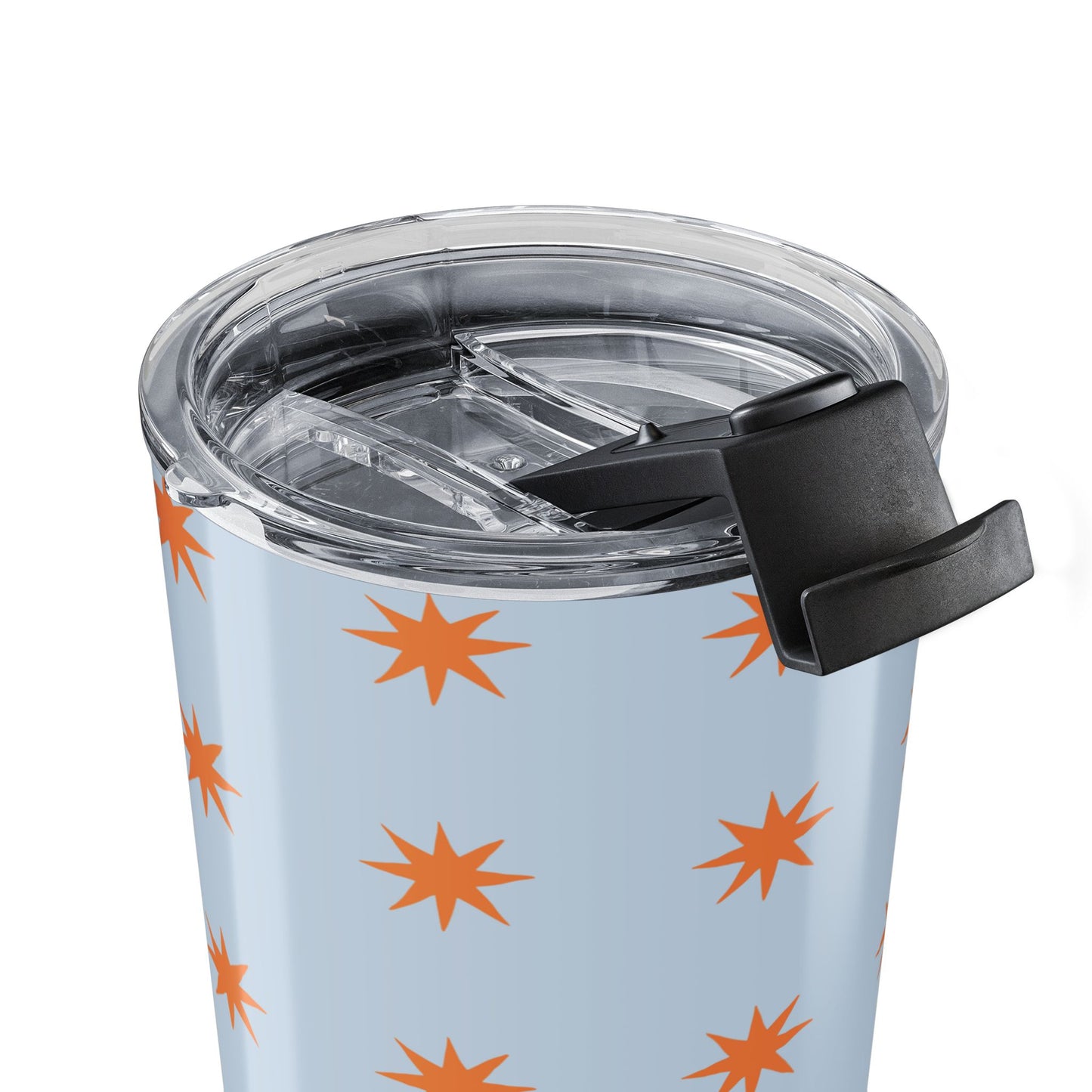 Tumbler Gift For Her Birthday Blue Star Pattern Tumbler Cup Stainless Steel Travel Mug Insulated Coffee Cup Cute Summer Drinkware Gift Cup