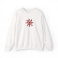 Embroidered Snowflake Sweatshirt Minimalist Winter Pullover Dainty Holiday Crewneck Subtle Festive Top Cozy Christmas Snow Lover Gift Xmas