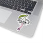 Cheeky Skull Cherry Sticker Gift For Teen Vinyl Decal Present For Friend Unique Punk Art Aesthetic Gothic Accessory Item For Her Design