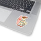 Silly Goose Sticker Gift Beach Lover Duck Vinyl Decal Present For Teen Coastal Accessory Unique Retro Art Summer Decor Item For Her Design