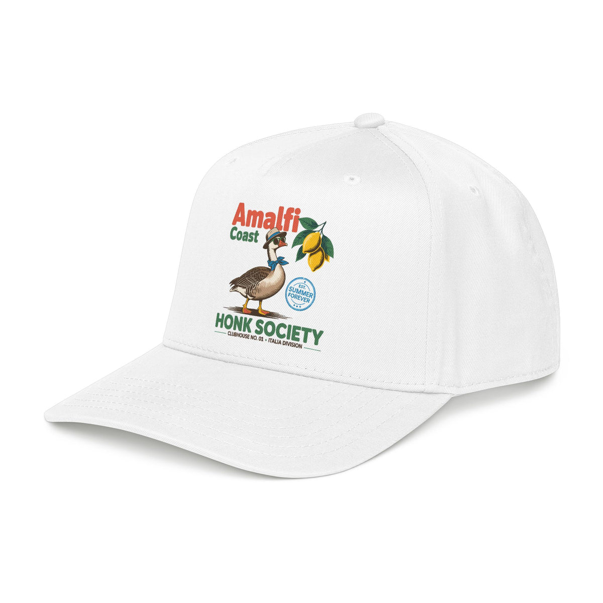 Amalfi Coast Hat Italian Summer Cap Lemon Travel Hat Coastal Vacation Outfit Europe Trip Hat Cute Travel Gift Seaside Style Cap Gift For Him