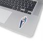 Patriotic Ice Cream Sticker for Summer Fun Decal Red White Blue USA Gift for Kids Sticker for Adults Laptop Notebook