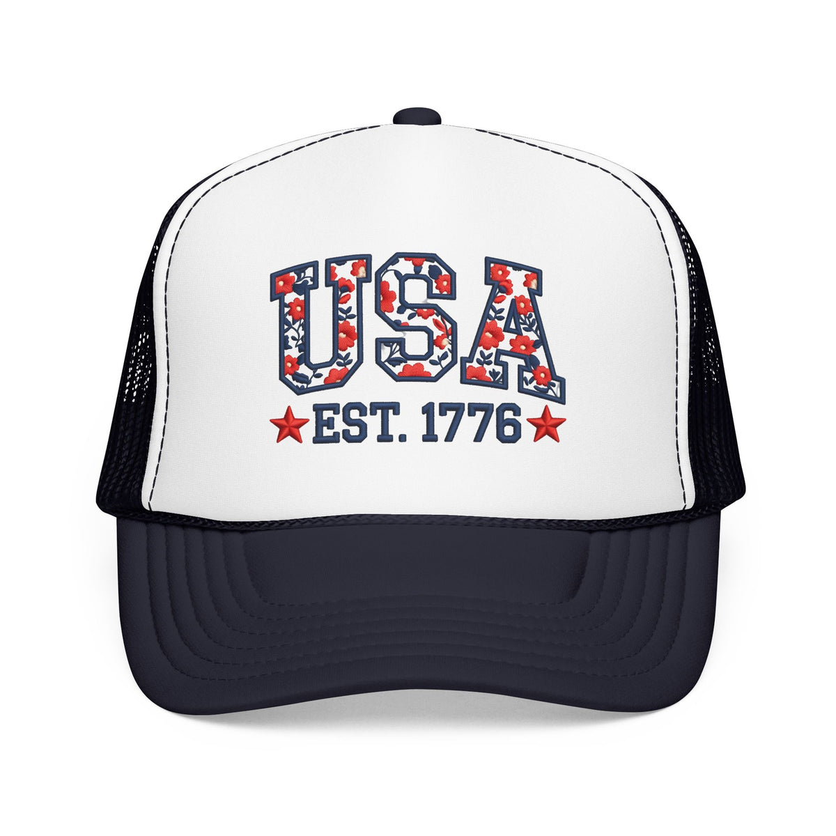 USA 250th Anniversary Hat For Anniversary Gift America 250 Cap 4th Of July Hat for Womens Patriotic Floral Cap Gift For Outdppr Activities