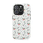 Holly Berry Christmas Phone Case Gift For Sister Magnetic iPhone Cover Winter Botanical Pattern Tough Protective Accessory For Her Style