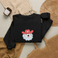 Embroidered Cowboy Santa Sweatshirt For Her Western Christmas Crewneck Gift For Mom Country Holiday Pullover Best Friend Winter Top For Wife