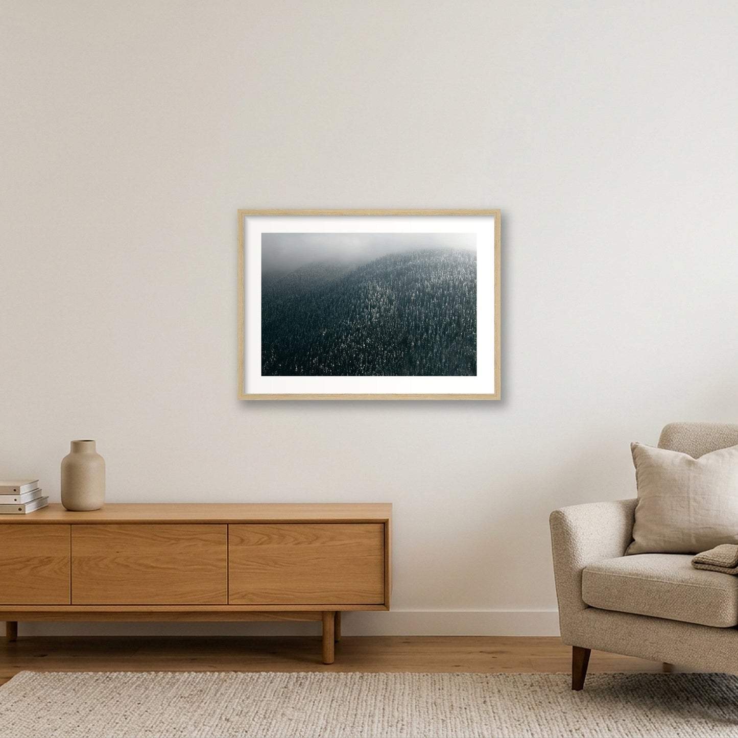 13 — 59×42cm, 23×17" Oak Frame