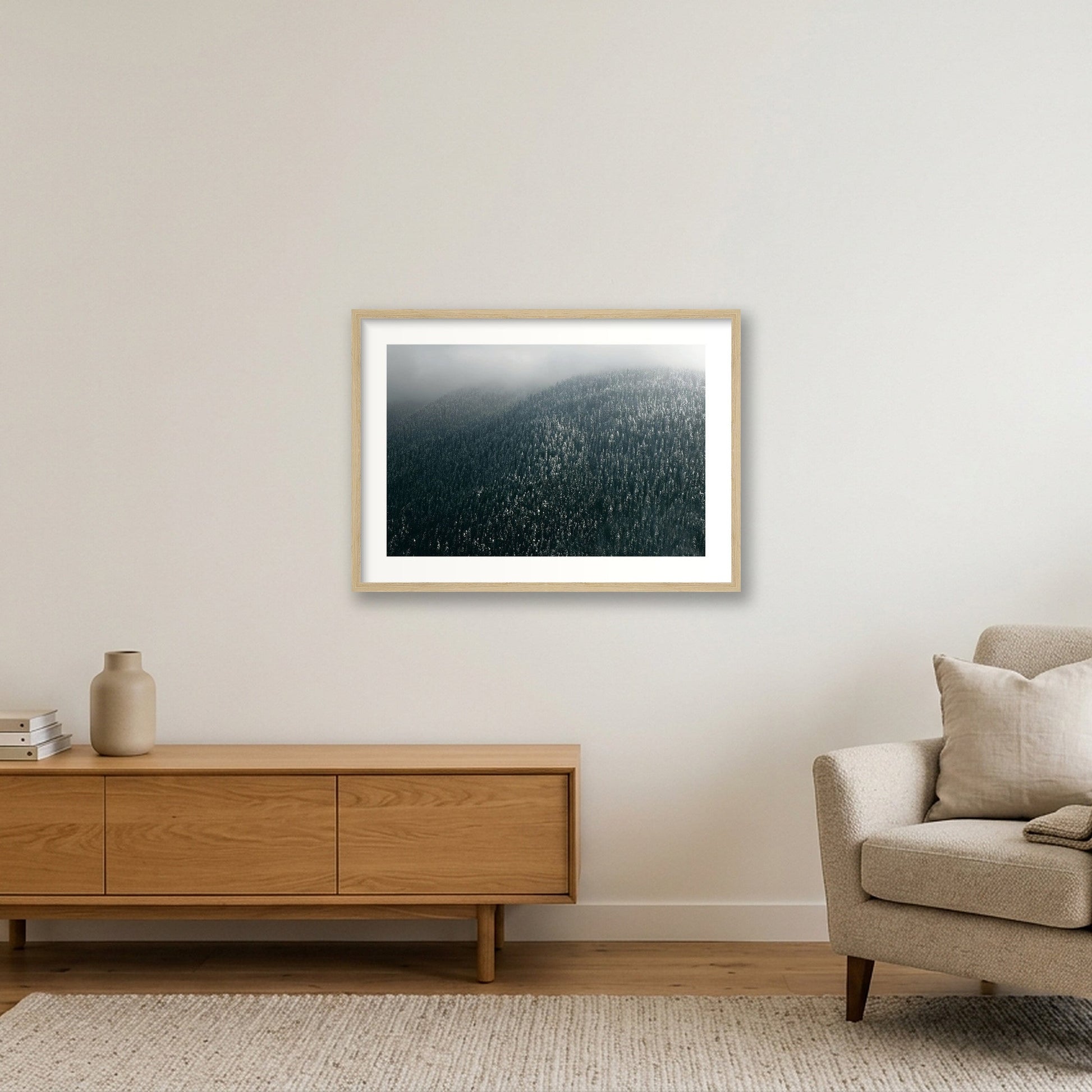 13 — 59×42cm, 23×17" Oak Frame