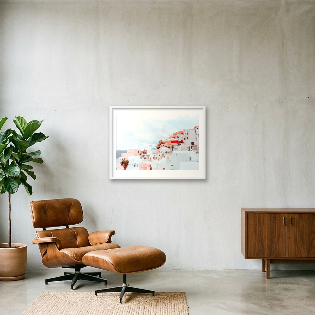 1018 — 80×60cm, 31×24" White Frame