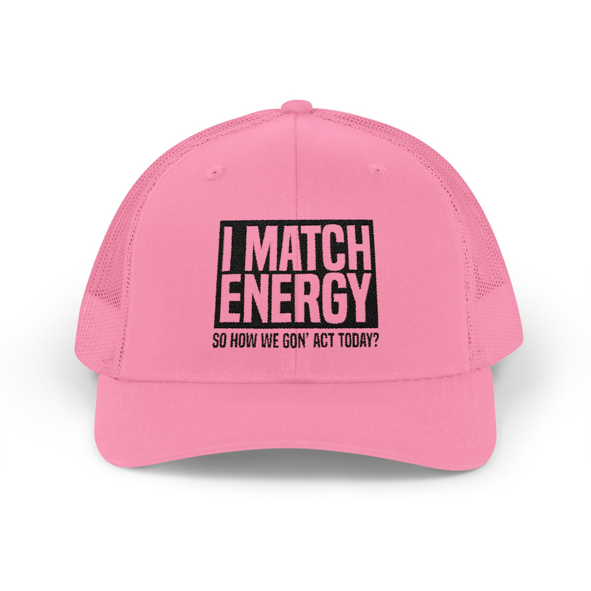 Pink Embroidered Hat Sarcastic Gift For Friend Motivational Cap Streetwear Hat Gym Hat Mesh Back Dad Hat Gift for Her Trendy Fashion Cap