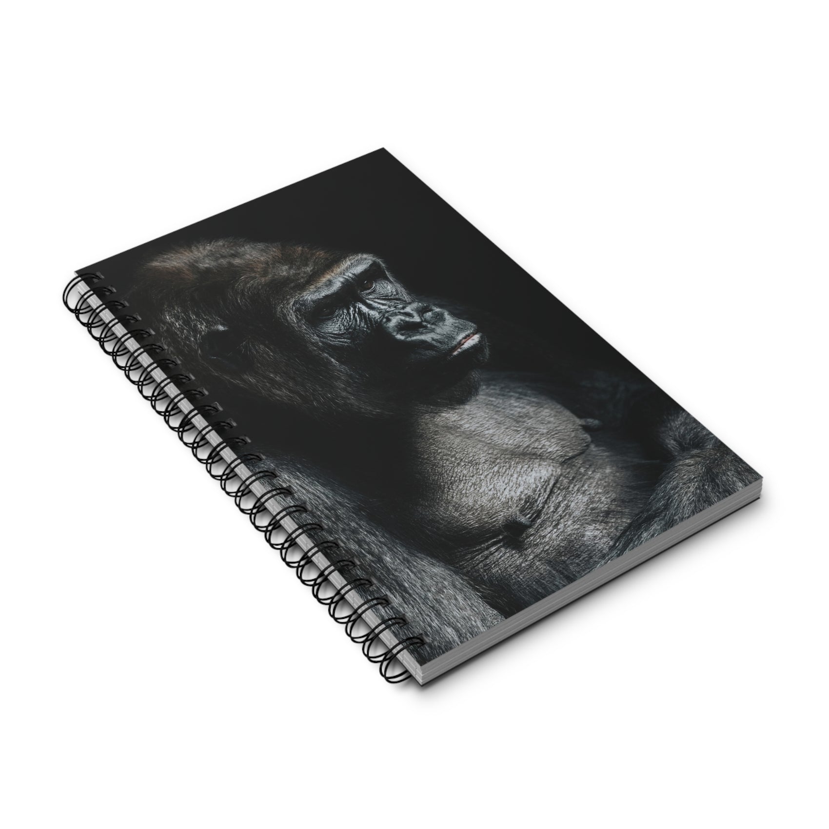 Gorilla Spiral Notebook Wildlife Gift Safari Journal Nature Lover Present Primate Study Stationery Animal Research Desk Companion Study Aid