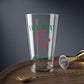 Holiday Cheer Mixing Glass Gift For Girlfriend Christmas Cocktail Tumbler Present For Coworker Retro Santa Barware Festive Party Keepsake