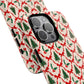 Christmas Tree Phone Case Gift For Sister Magnetic iPhone Cover Holiday Bow Pattern Tough Protective Accessory Winter Style Charm For Her