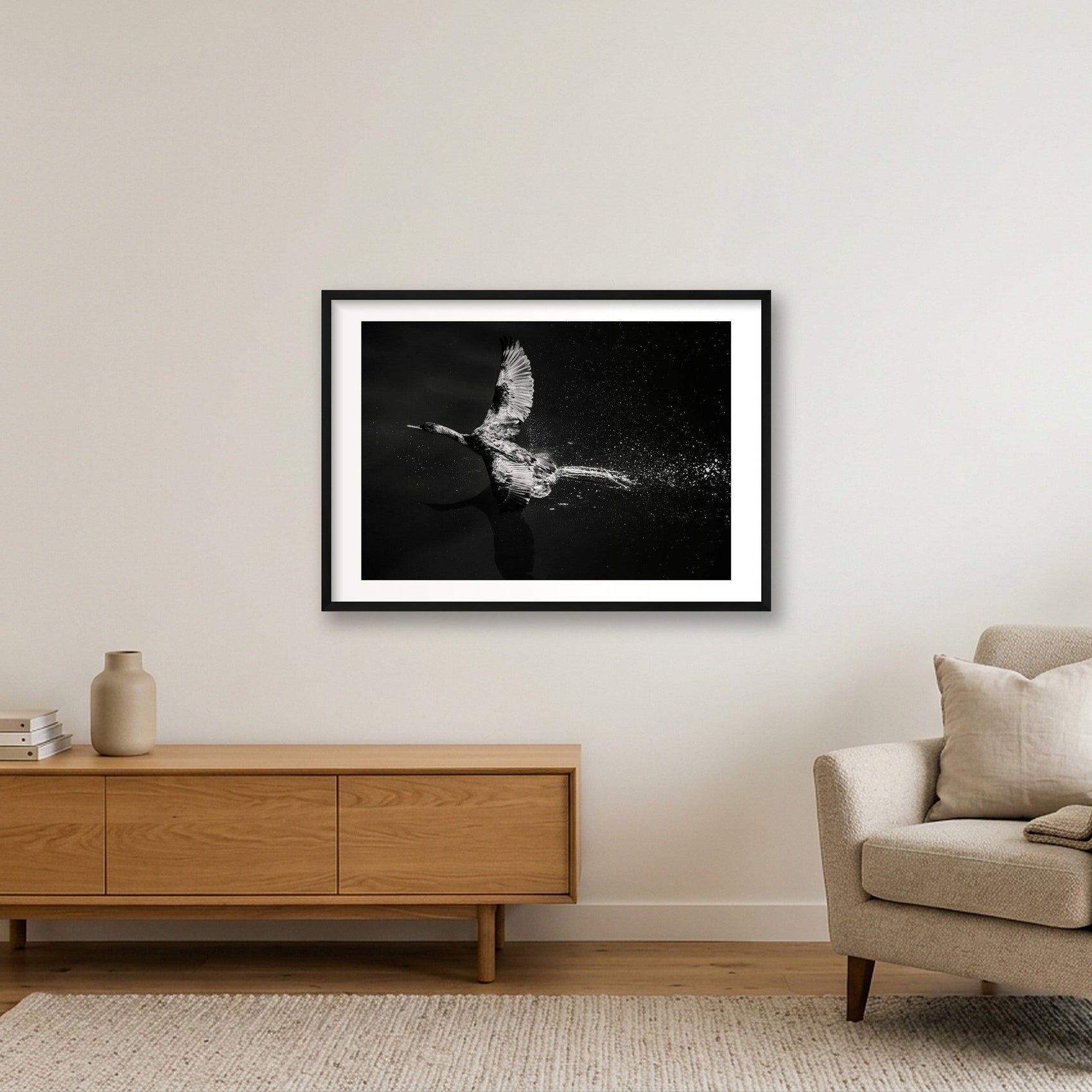 1866 — 84×59cm, 33×23" Black Frame