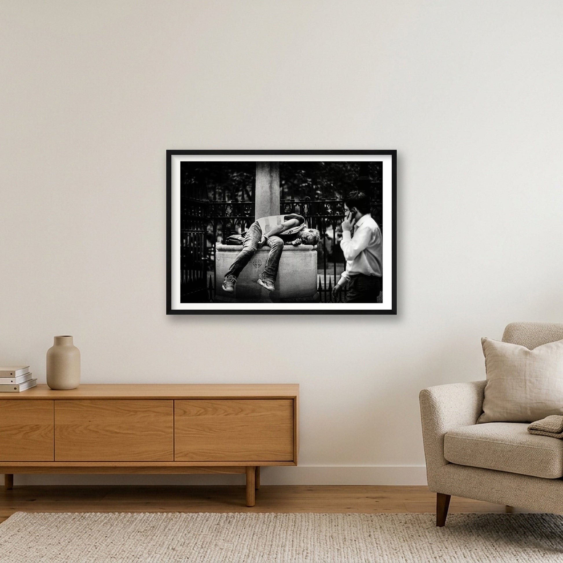 1862 — 84×59cm, 33×23" Black Frame