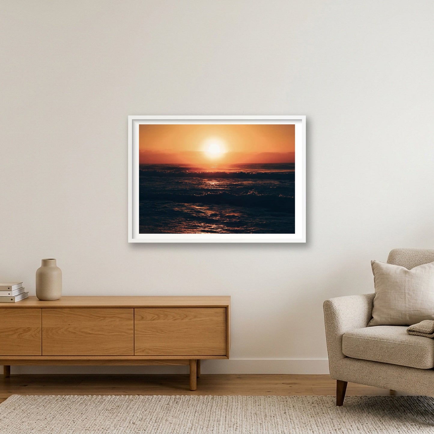 493 — 84×59cm, 33×23" White Frame