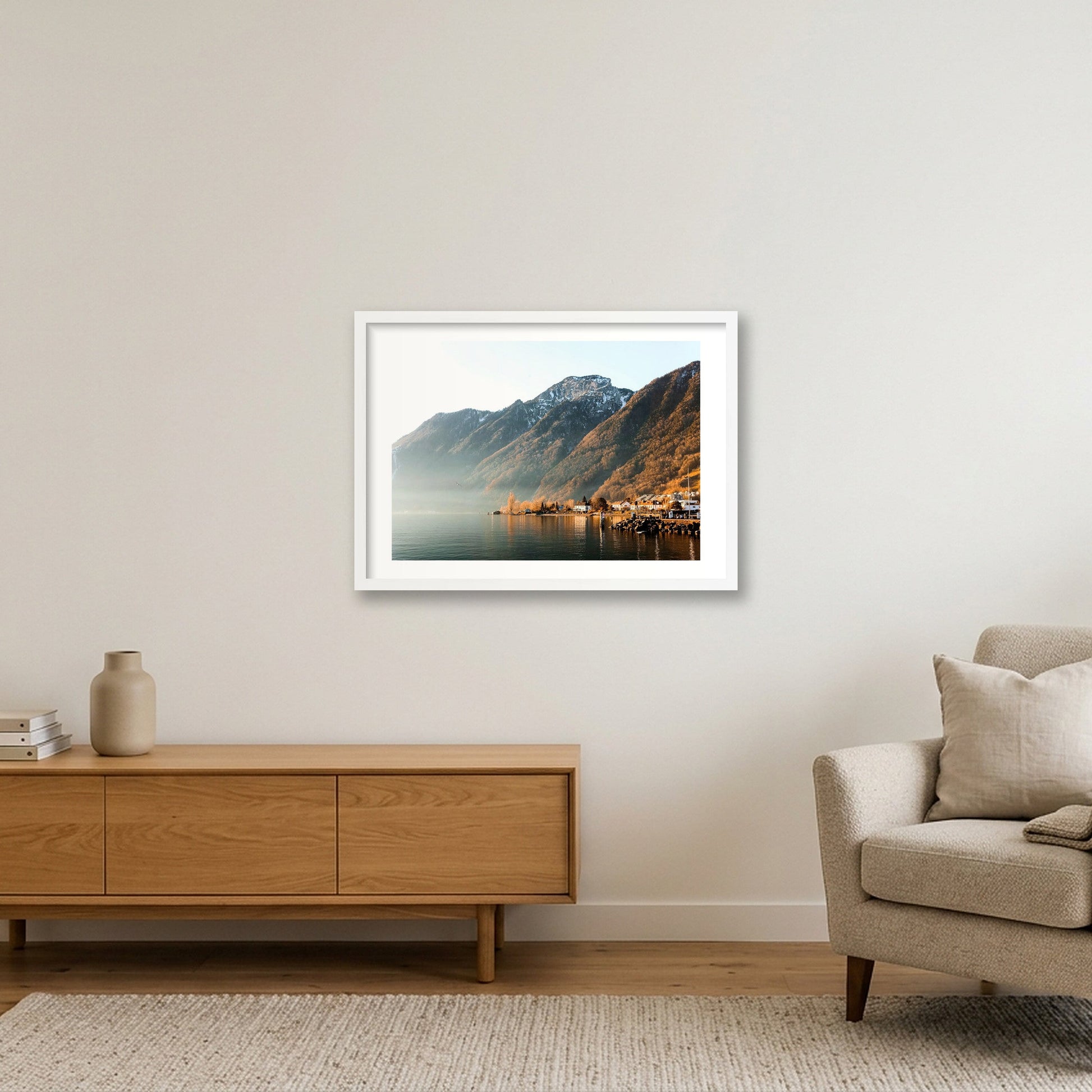 421 — 59×42cm, 23×17" White Frame
