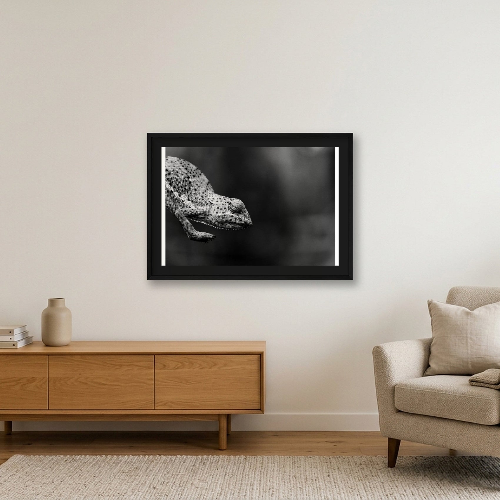 1851 — 84×59cm, 33×23" Black Frame