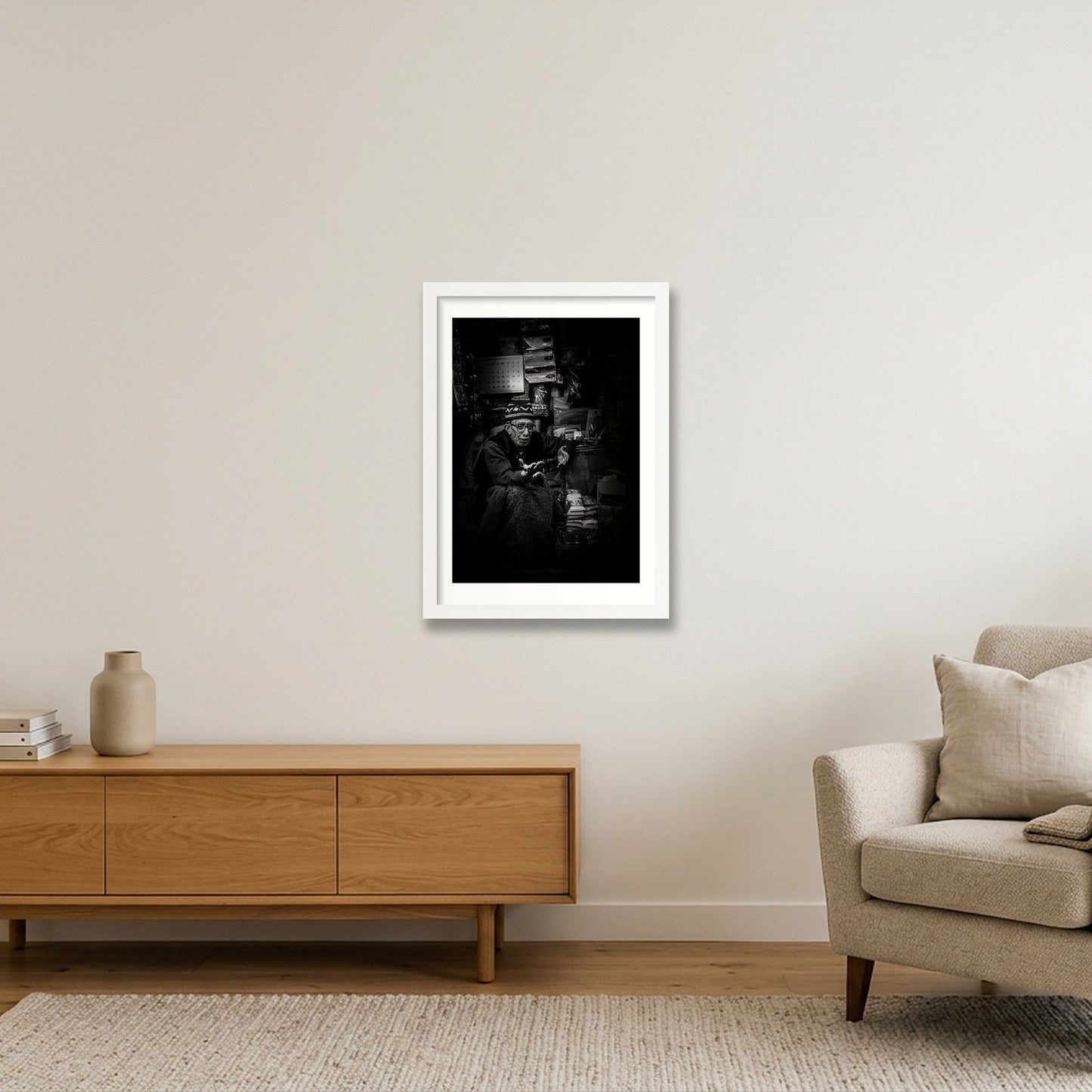 1864 — A3 (30×42cm, 12×17") White Frame
