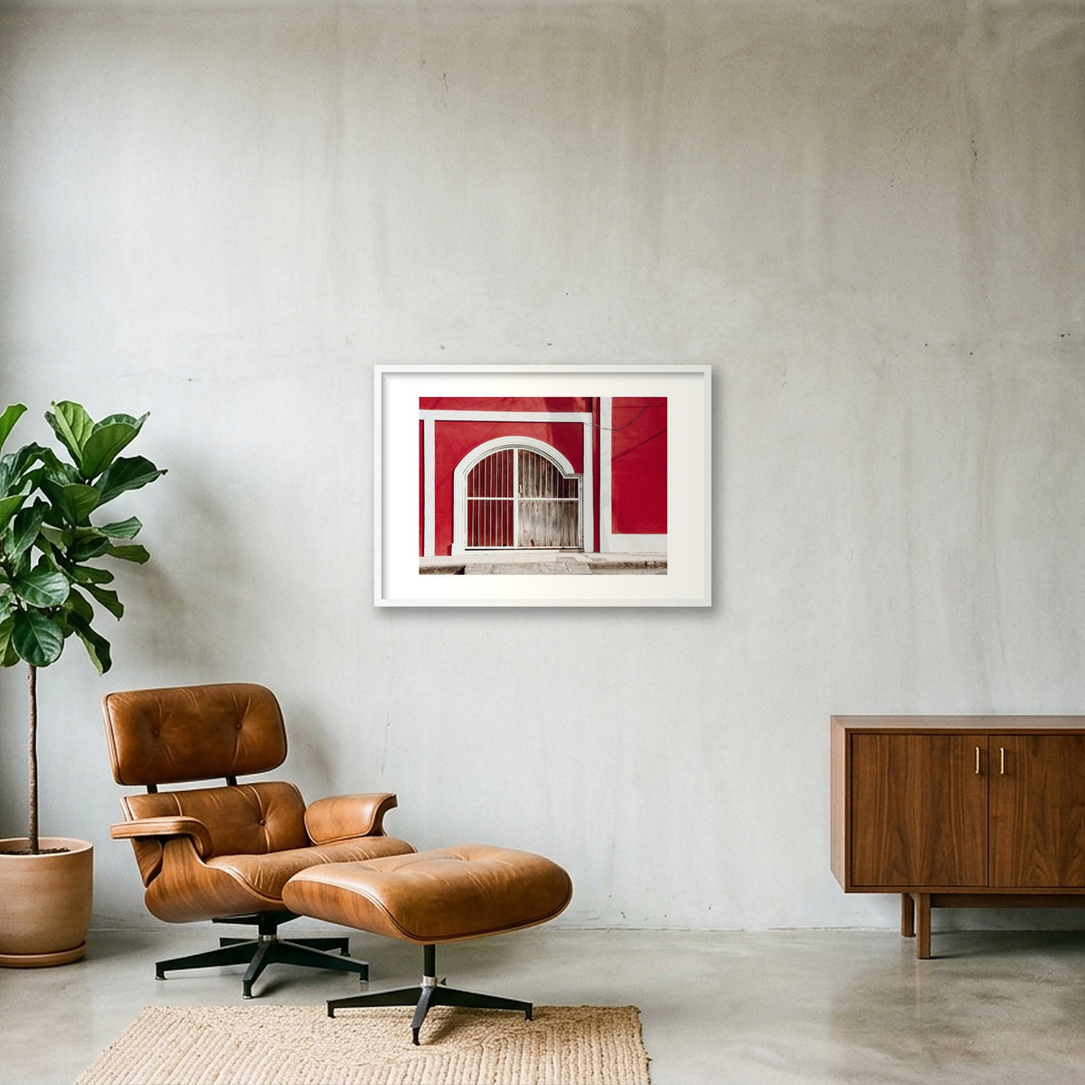 1277  — 84×59cm, 33×23" White Frame