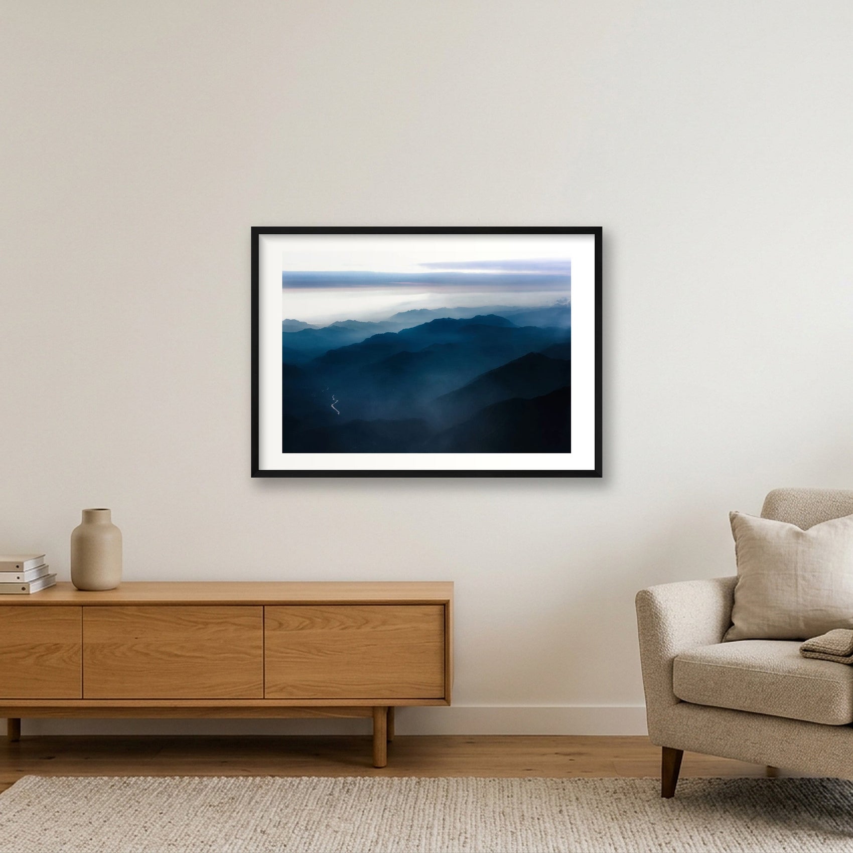 1873 — 84×59cm, 33×23" Black Frame