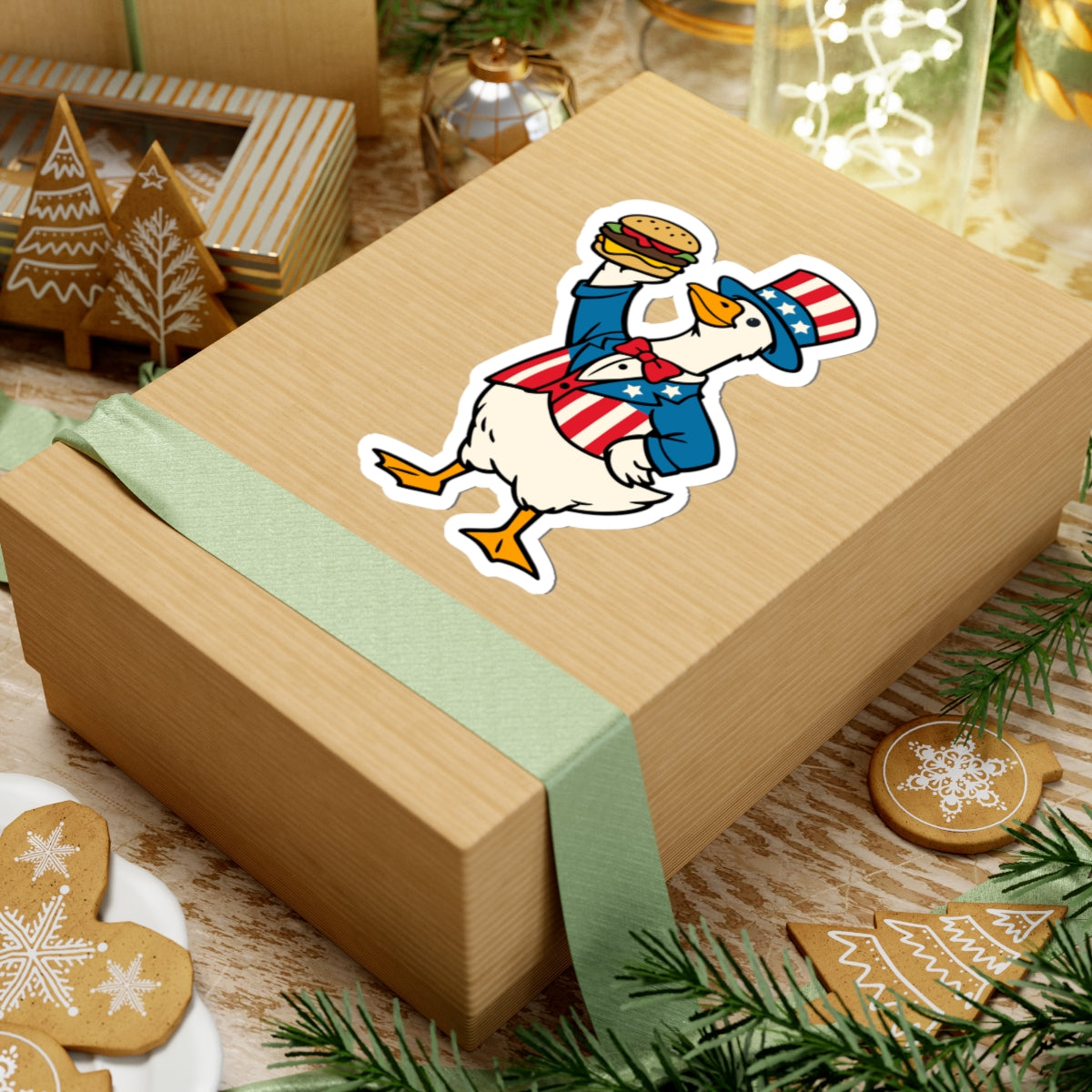 4th of July Sticker For Goose Lover Gift Silly Goose Sticker Independence Day Laptop Decal Memorial – product image 12