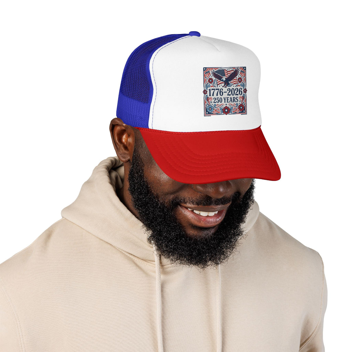 USA 250th Anniversary Hat For Men America 250 Cap Gift for Outdoor Activities Fourth Of July Hat for Hikers 1776 2026 Eagle Patriotic Gift