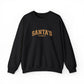 Retro Embroidered Christmas Sweatshirt Gift For Sister Santa Crewneck For Cozy Winter Pullover Gift for Wife Top Girlfriend Friend Gift Idea