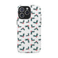 Holly Christmas Phone Case Gift For Sister Magnetic iPhone Cover Holiday Evergreen Pattern Tough Protective Accessory Winter Style Charm