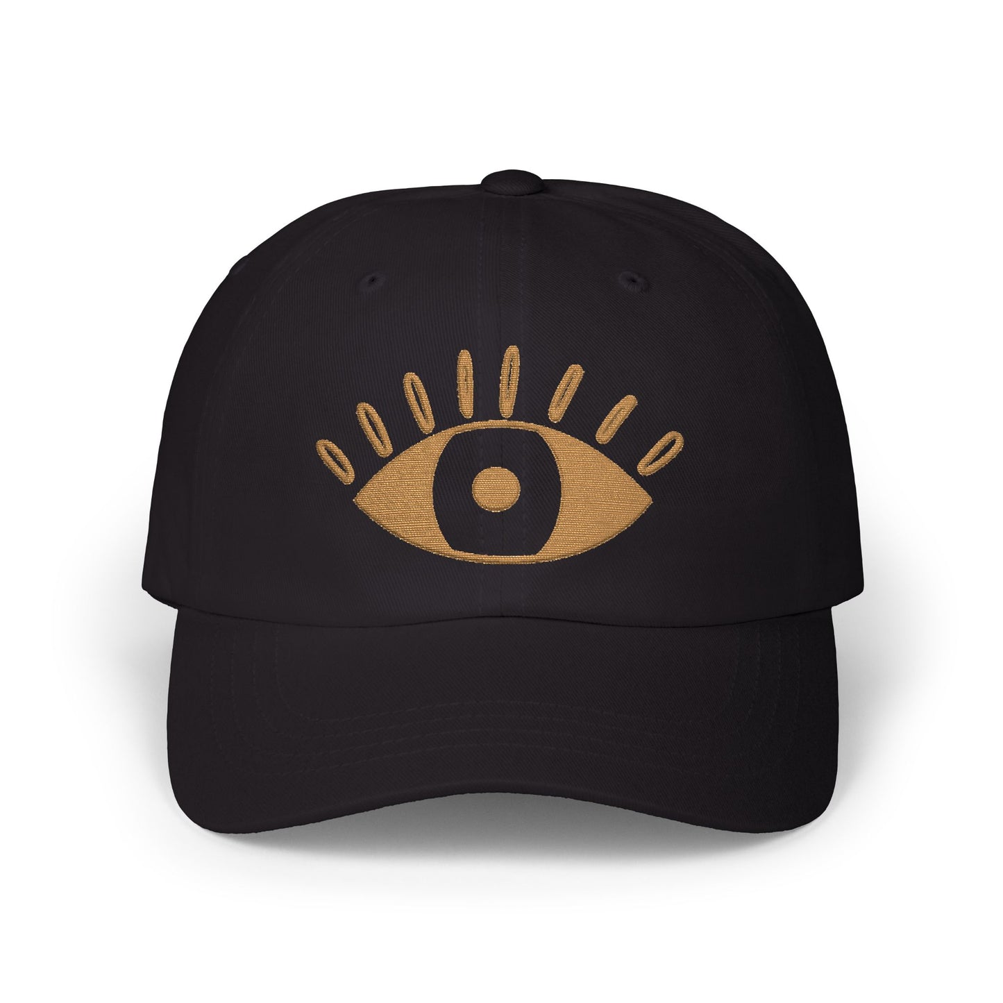 Embroidered Evil Eye Dad Cap Boho Fashion Hat Spiritual Gift For Friend Minimal Cotton Accessory Festival Outfit Her Present Everyday Style
