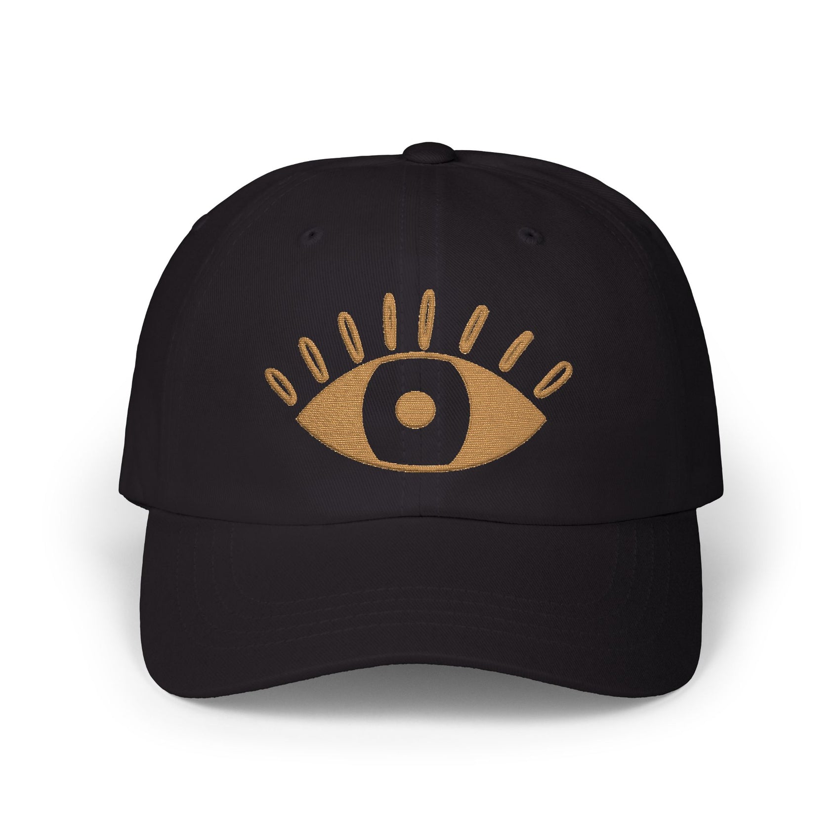 Embroidered Evil Eye Dad Cap Boho Fashion Hat Spiritual Gift For Friend Minimal Cotton Accessory Festival Outfit Her Present Everyday Style
