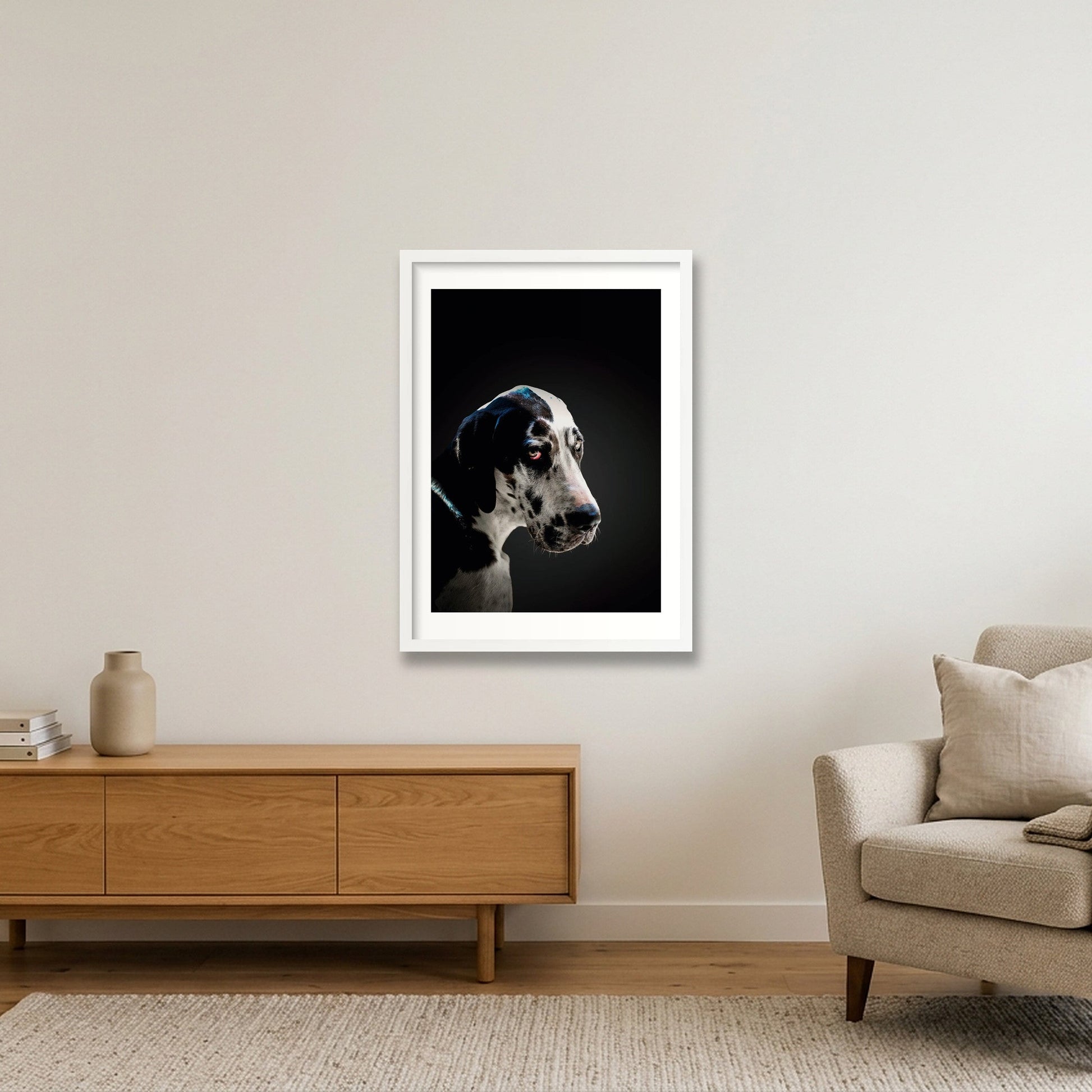 489 — 42×59cm, 17×23" White Frame