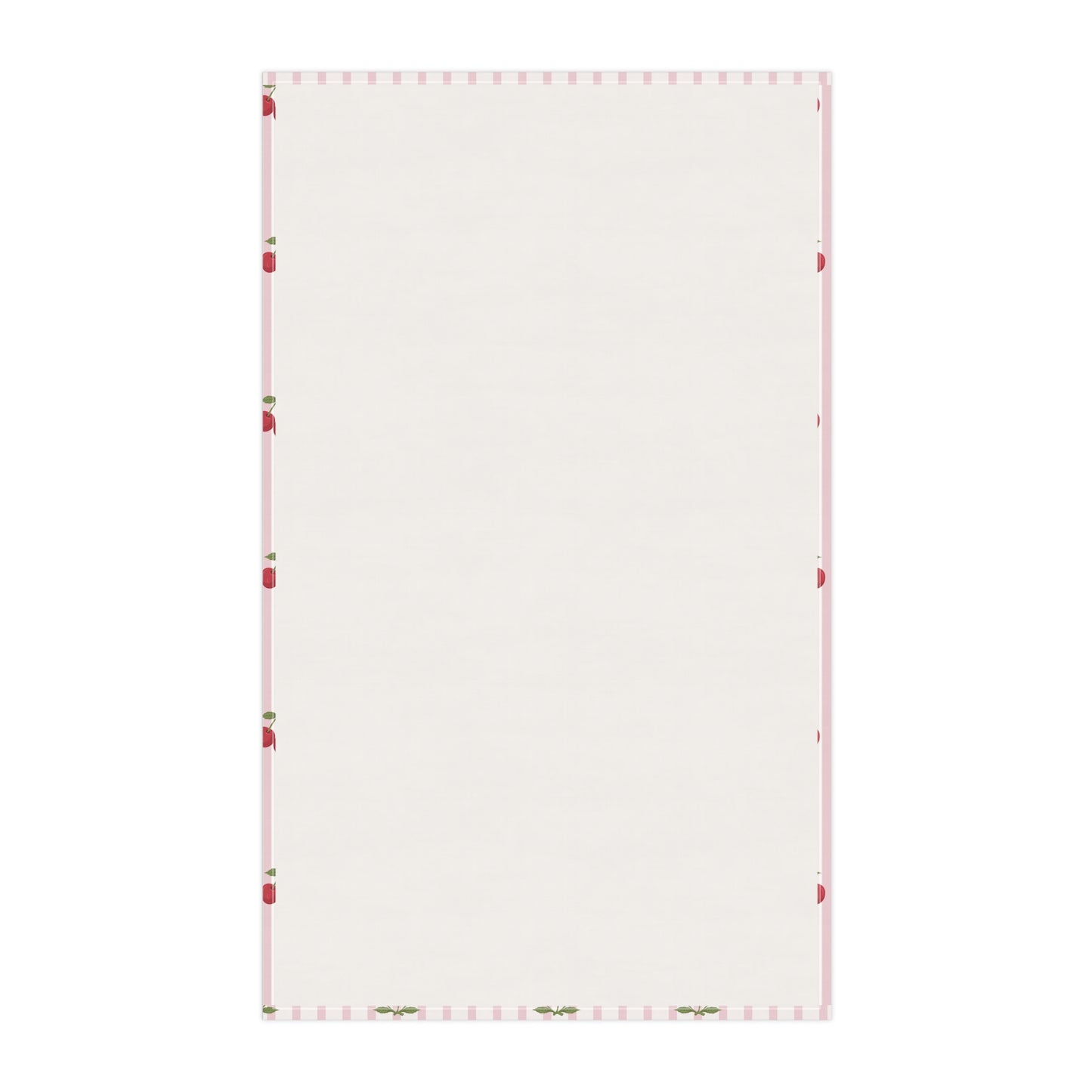 Striped Tea Towel Kitchen Towel Cherries Cherry Kitchen Towel Striped Dish Towel Pastel Kitchen Linen Cute Dish Towel Retro Cooking Gift