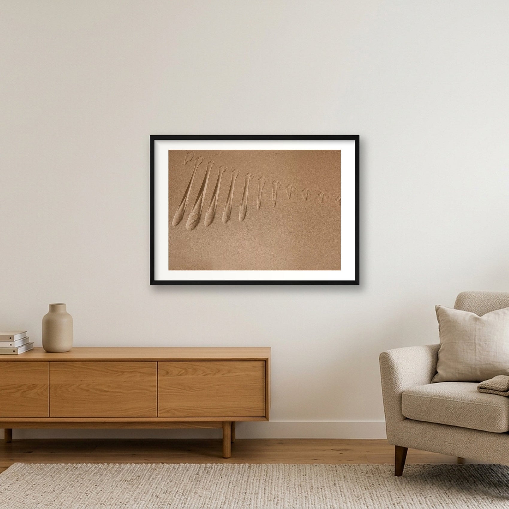 1901 — 84×59cm, 33×23" Black Frame