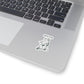 Funny Frog Sticker Gift For Dad Alpha Male Meme Decal Gift For Male Friend Cute Frog on Scooter Laptop Sticker Sarcastic Humor Gift Friend