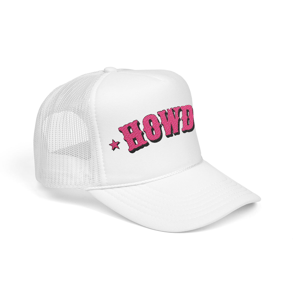 Pink Howdy Trucker Hat Cute Western Baseball Cap Cowgirl Bachelorette Gift Country Music Festival Hat Girly Ranch Style Cap Girlfriend Gift