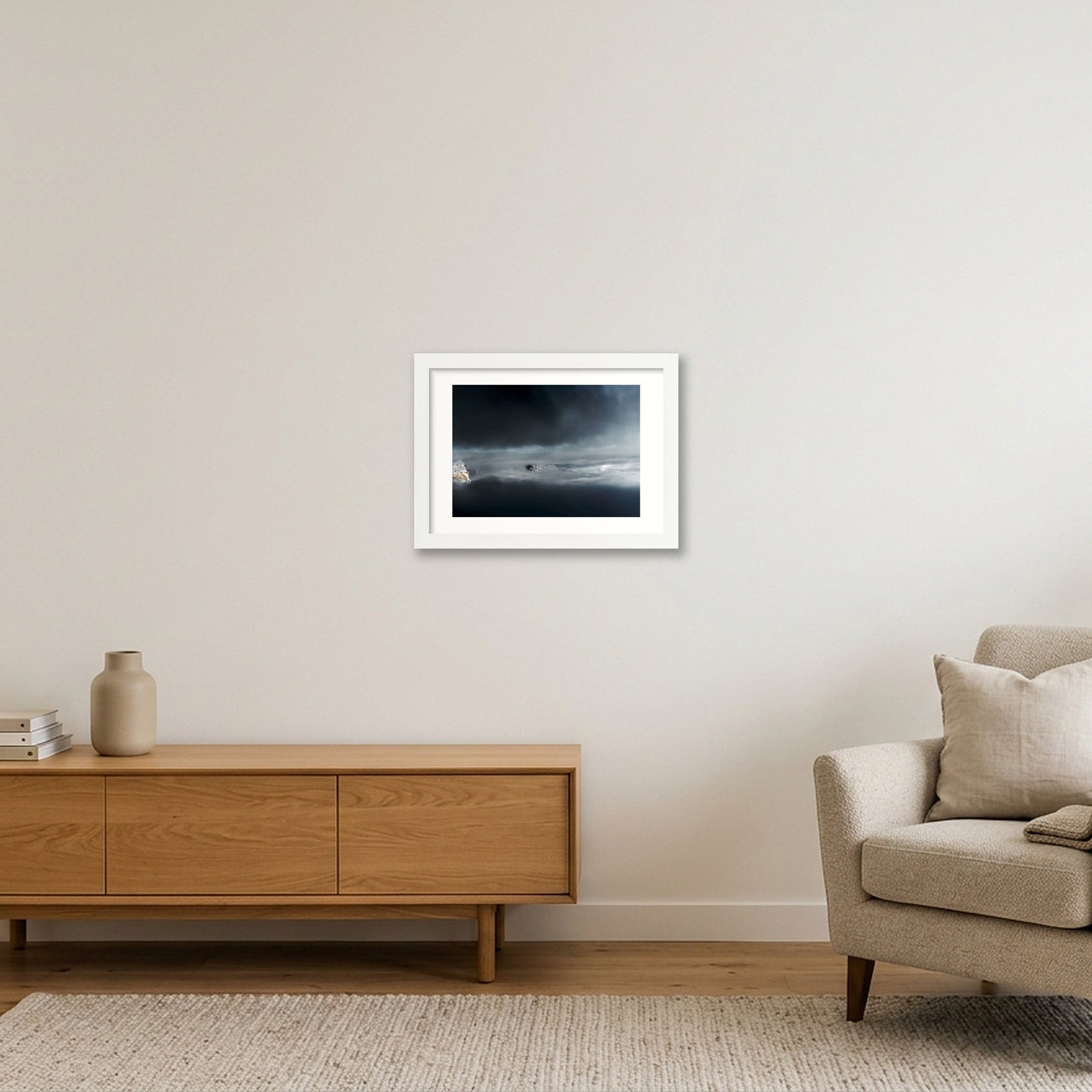 1809 — A4 (30×21cm, 12×8") White Frame