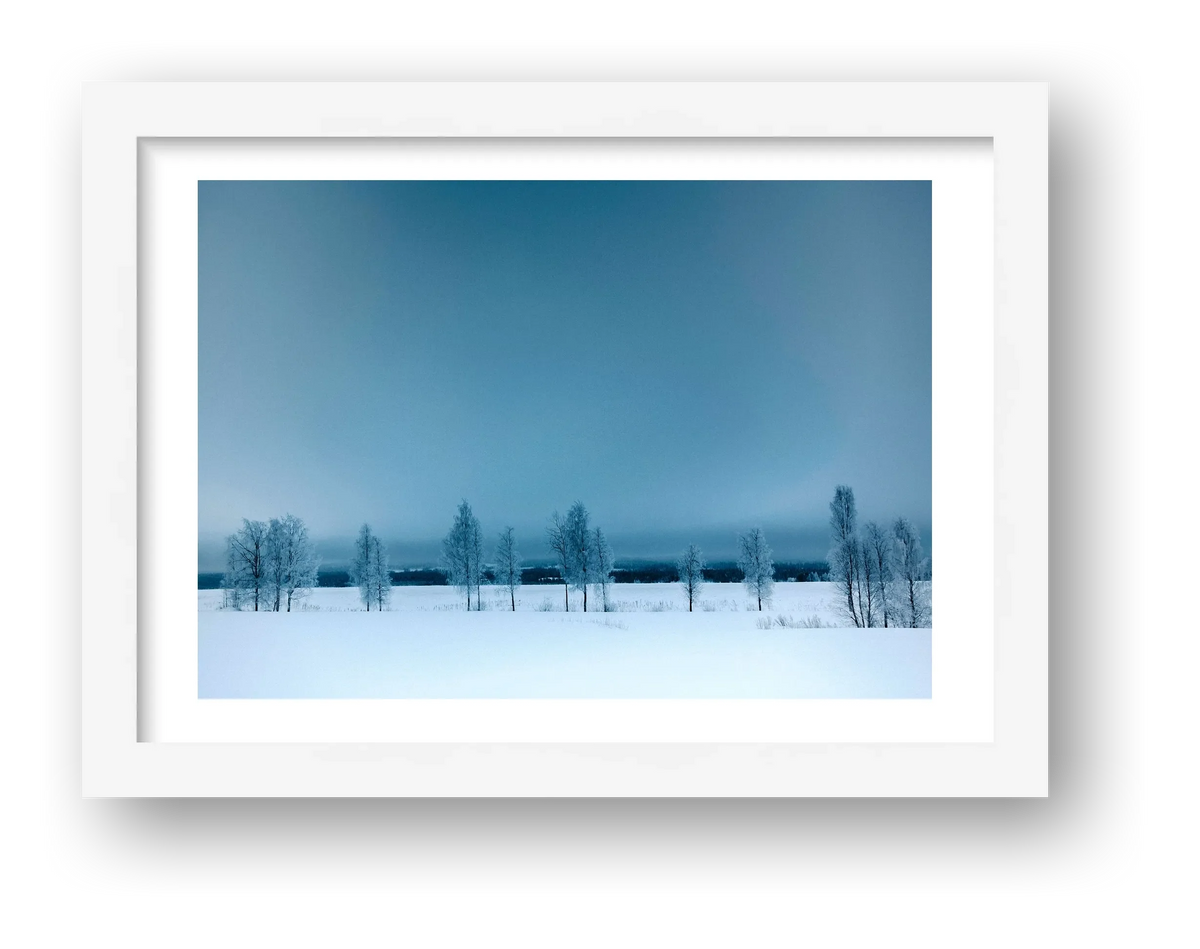Lapland Finland fine art photograph Snowy Winter Landscape, print #448 by Kzara Visual