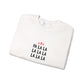 Embroidered Fa La La Sweatshirt Minimalist Holiday Pullover Cozy Neutral Crewneck Aesthetic Christmas Top Hygge Mom Apparel Subtle Festive