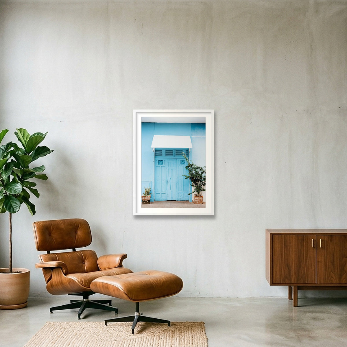 1247 — 60×80cm, 24×31" White Frame