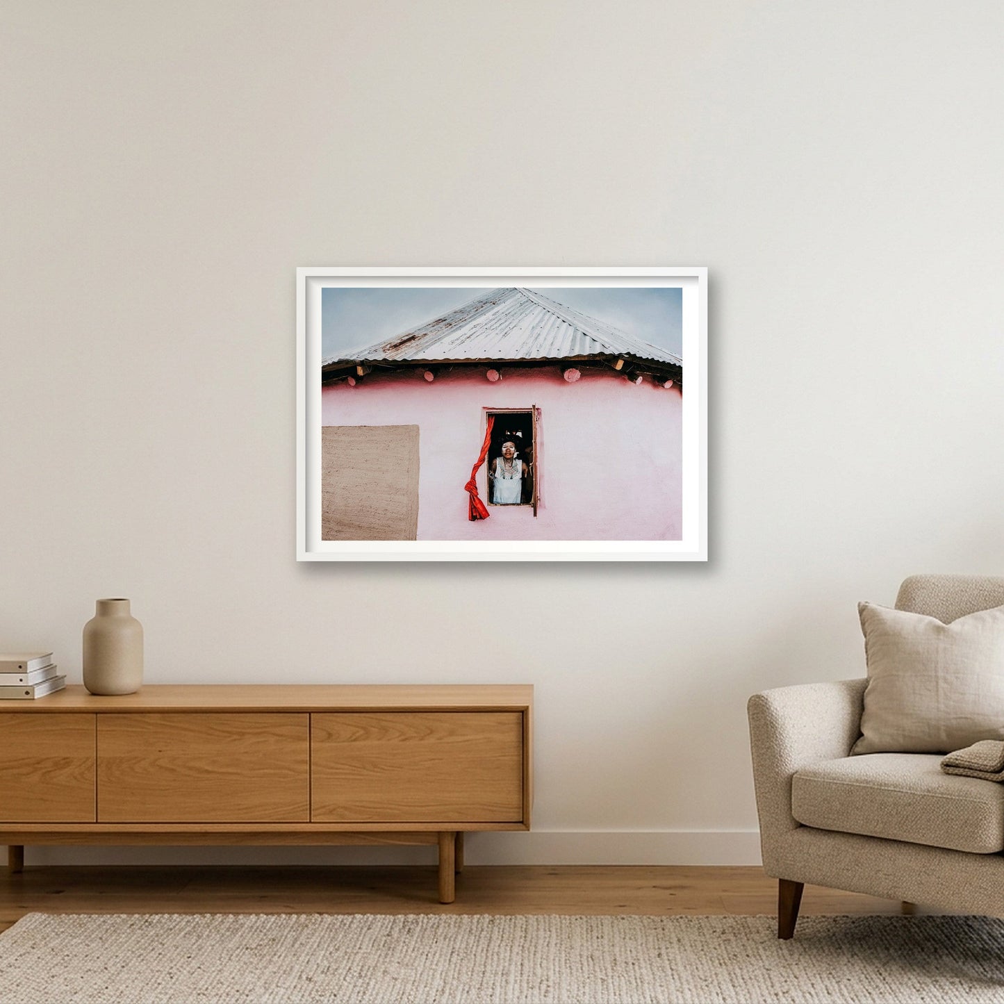 465  — 84×59cm, 33×23" White Frame