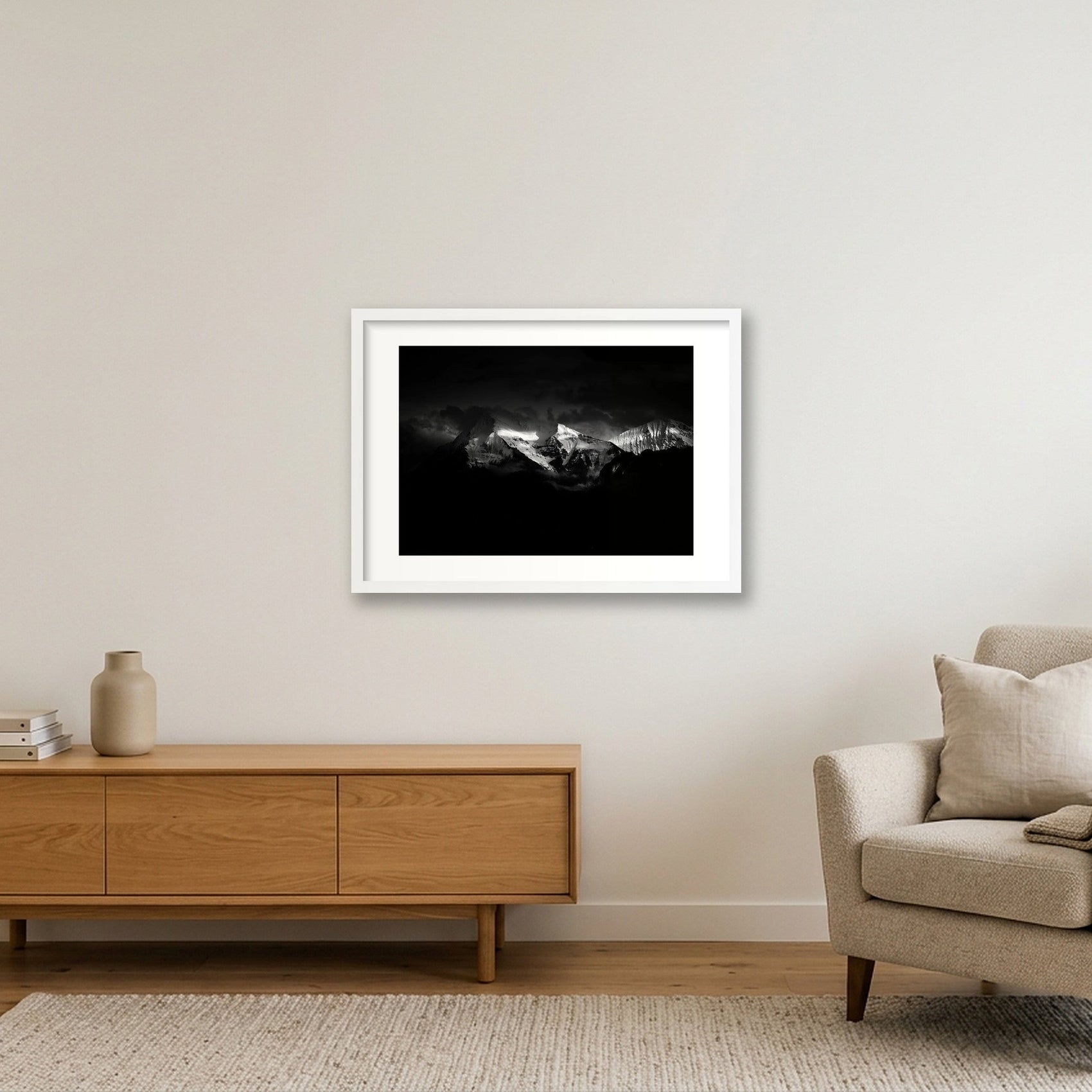 105 — 59×42cm, 23×17" White Frame