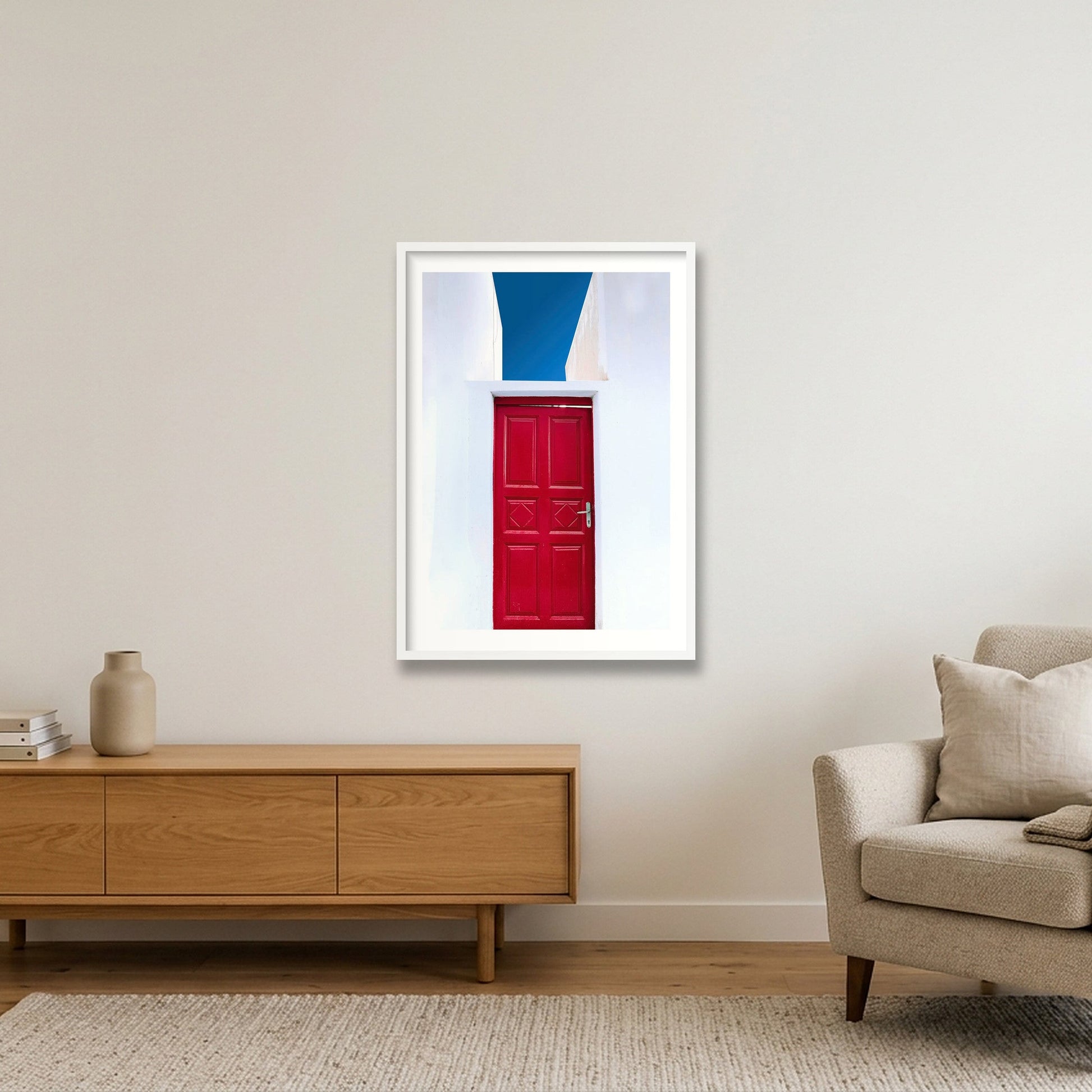 21 — 59×84cm, 23×33" White Frame