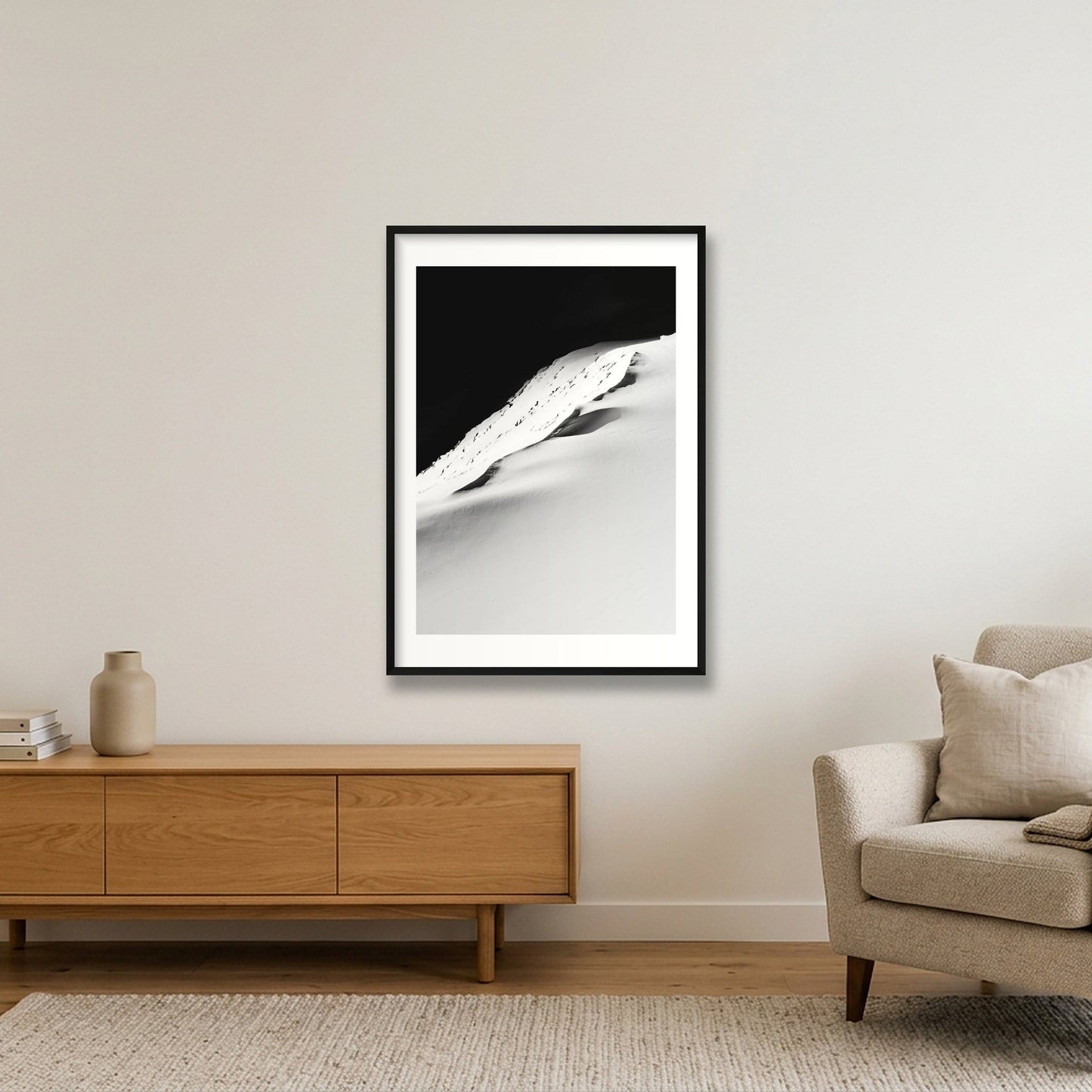 123 — 70×100cm, 28×39" Black Frame