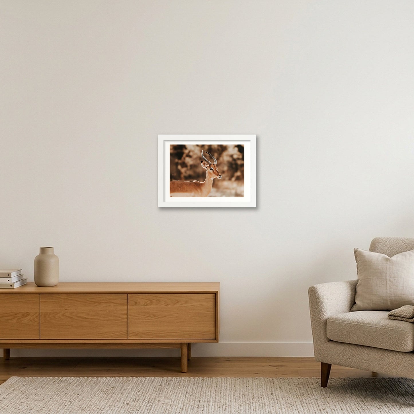 444 — A4 (30×21cm, 12×8") White Frame