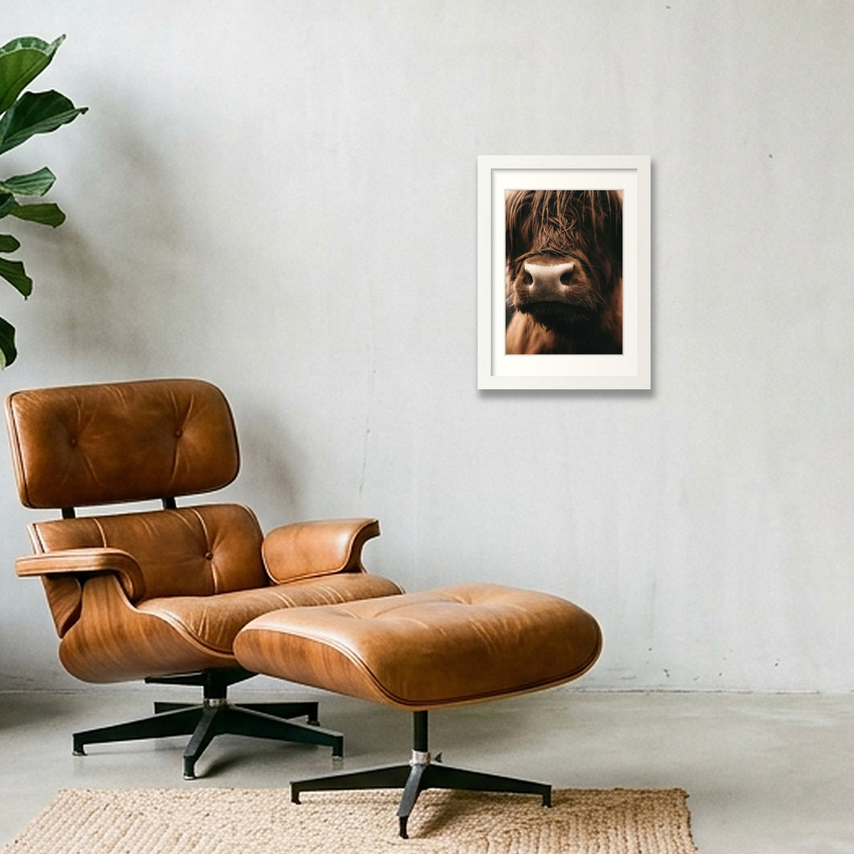 1585  — A4 (21×30cm, 8×12") White Frame