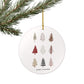 Christmas Ornament Gift For Mom Ornament Scandinavian Tree Hanger Nordic Holiday Decor Boho Xmas Keepsake Modern Farmhouse Tree Decoration