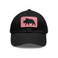 Rhino Patch Hat Pink Baseball Cap Animal Lover Gift Safari Style Hat Cute Aesthetic Cap Gift For Her Wildlife Streetwear Hat South Africa