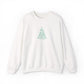 Christmas Bow Tree Sweatshirt Gift For Wife Holiday Crewneck Seasonal Winter Present For Sister Minimal Coquette Pullover Cozy December
