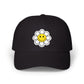 Dad Cap Embroidered Smiley Daisy Hat Retro Summer Gift For Wife Happy Face Baseball Cap Festival Outfit Present For Sister Weekend Style