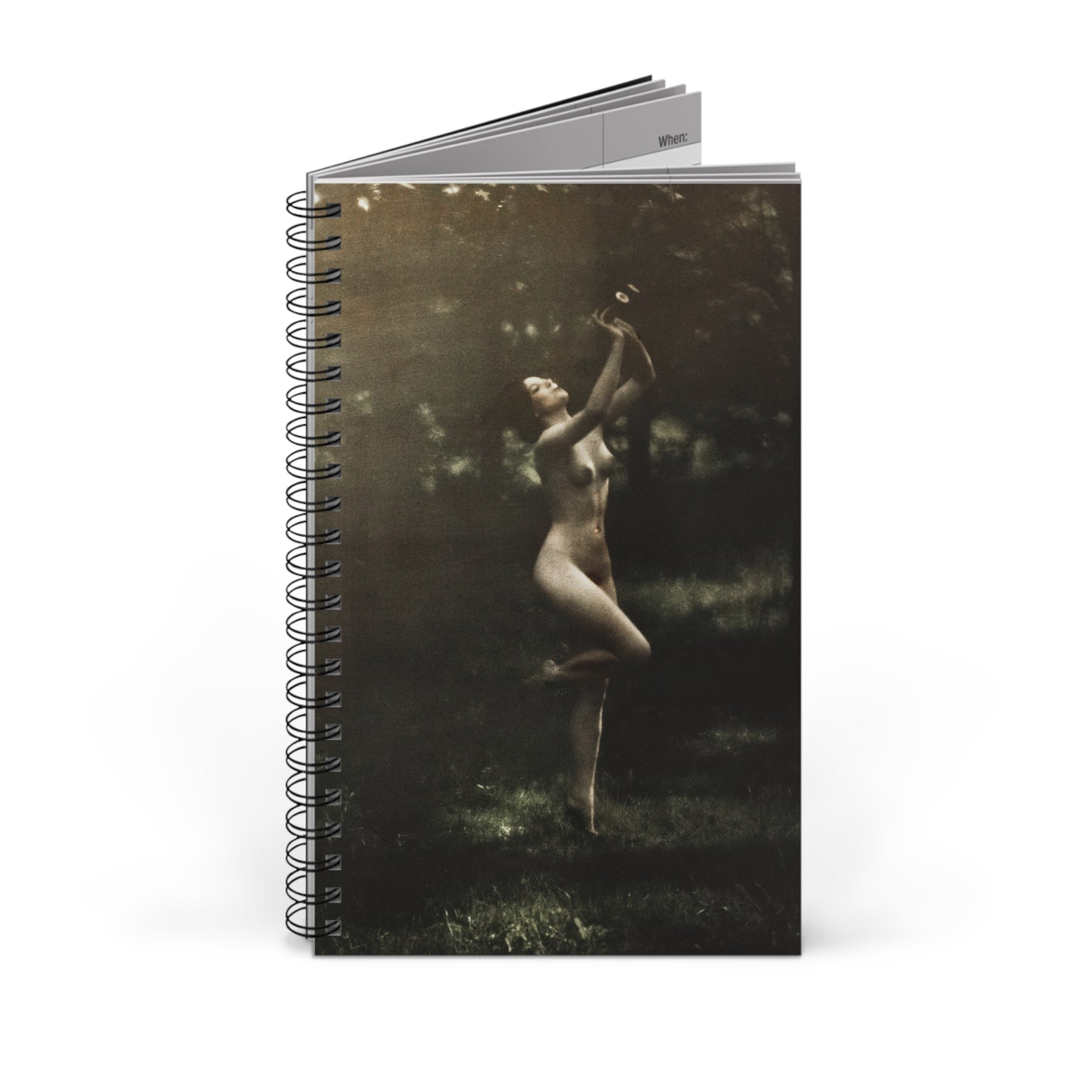 Spiral Notebook Dark Academia Gift Writer Desk Companion Literary Journal Gothic Stationery Book Club Present Creative Workspace Diary